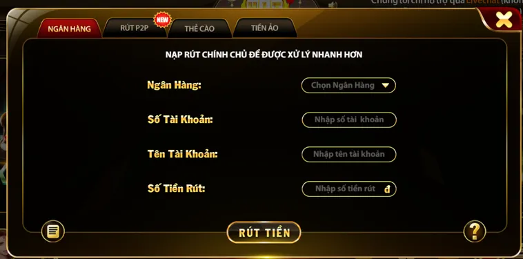 HitClub – thao tác rút tiền nhanh, không cầu kỳ