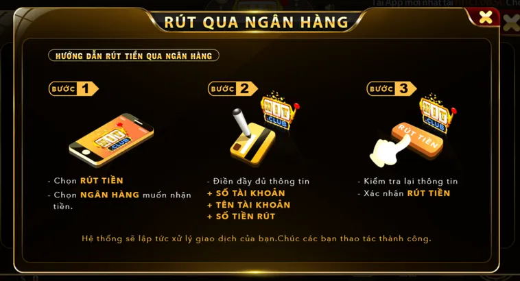 Rút tiền HitClub – nhanh gọn, tiện lợi!