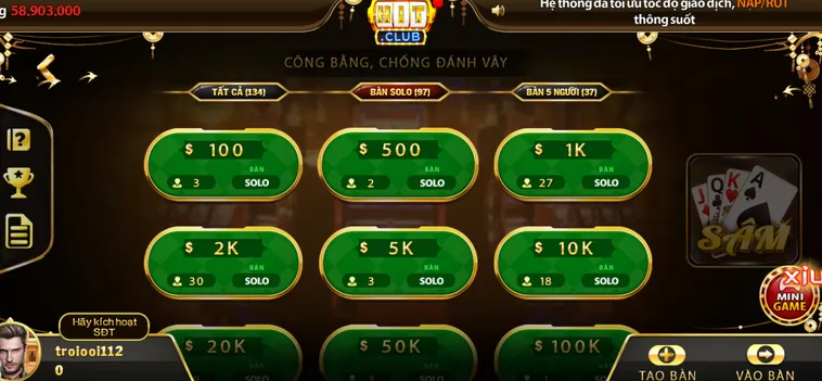 Bí Quyết Chinh Phục Sâm Lốc Nhà Cái HitClub Nhận Thưởng Cực Lớn