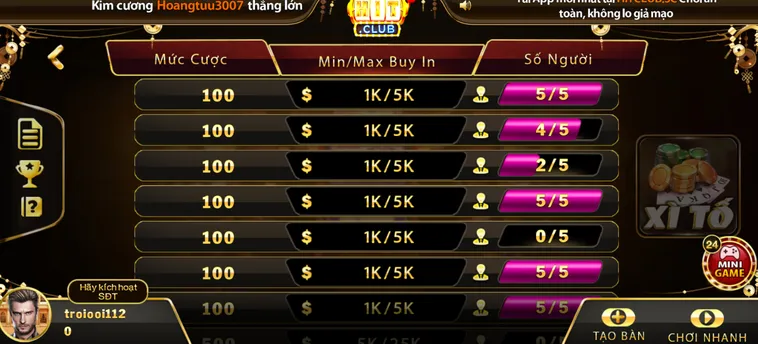 Xì Tố Tại HitClub Nghệ Thuật Đấu Trí Và Bản Lĩnh Trên Bàn Cược